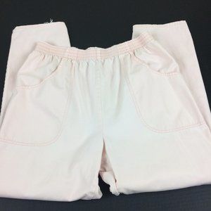 Cascade Blues Women's Pink Pants 100% cotton Sz 12 Short